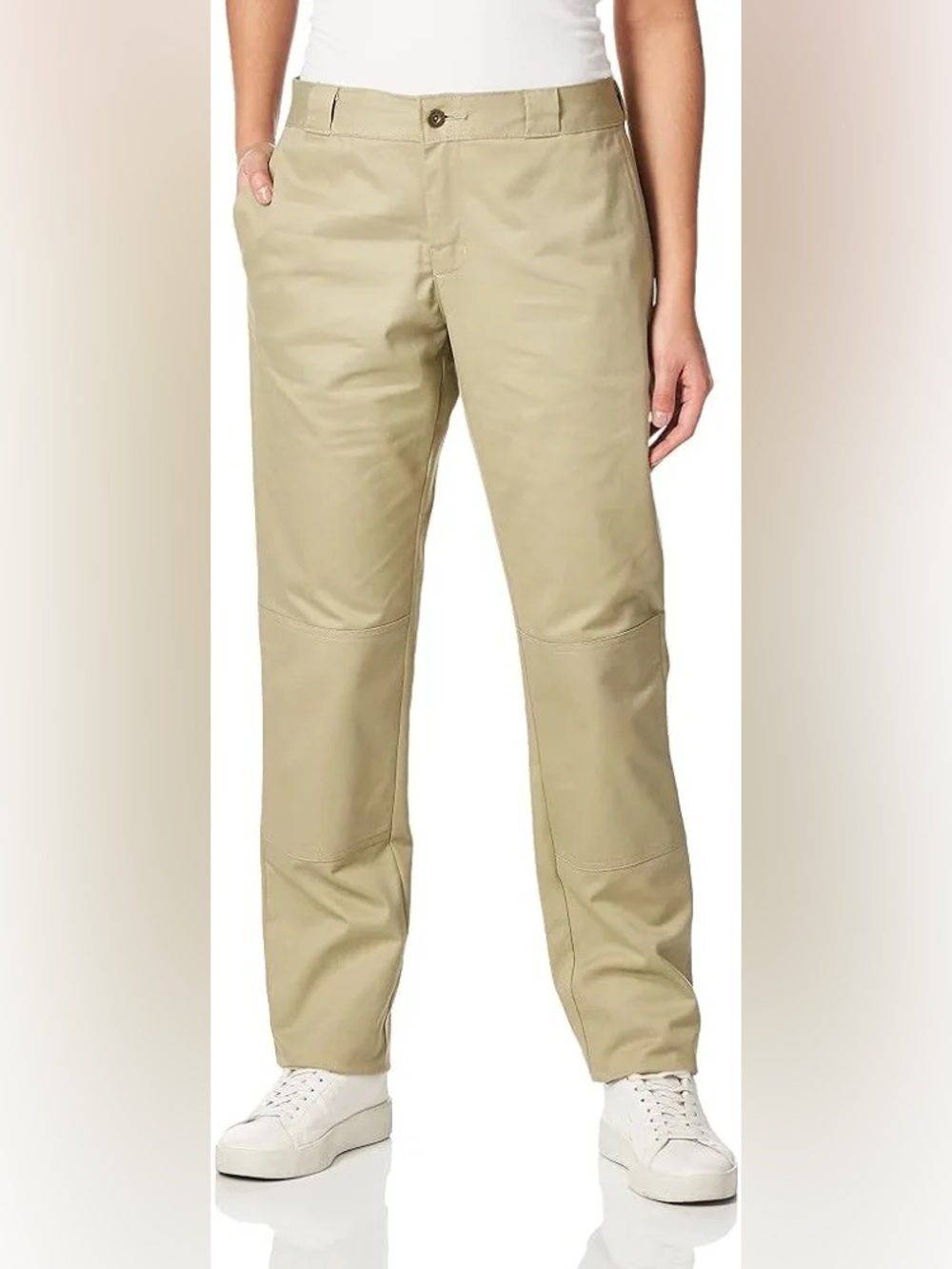 NWT Dickies Women's Khaki Flex Slim Fit Stretch Work Pants Uniform Size 10
